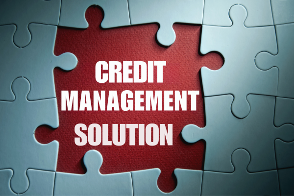 A post card written credit management solutions